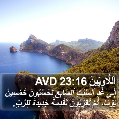اَللَّاوِيِّينَ 23:16 AVD Bible Verse Image