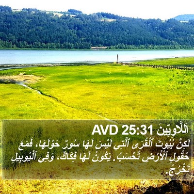 اَللَّاوِيِّينَ 25:31 AVD Bible Verse Image
