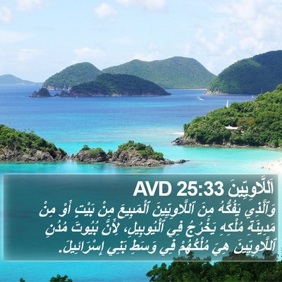 اَللَّاوِيِّينَ 25:33 AVD Bible Verse Image