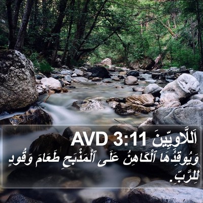 اَللَّاوِيِّينَ 3:11 AVD Bible Verse Image