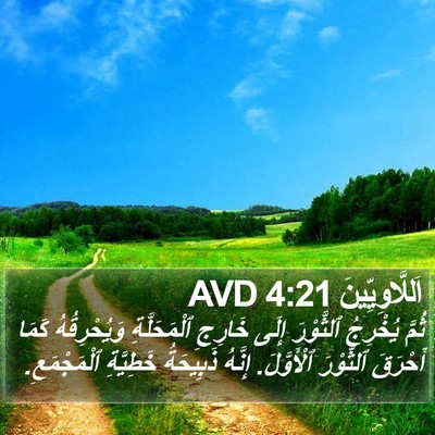 اَللَّاوِيِّينَ 4:21 AVD Bible Verse Image