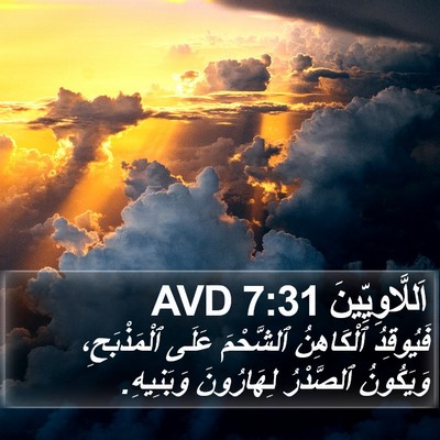 اَللَّاوِيِّينَ 7:31 AVD Bible Verse Image