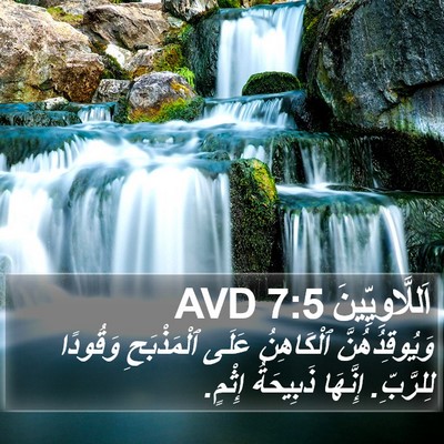 اَللَّاوِيِّينَ 7:5 AVD Bible Verse Image