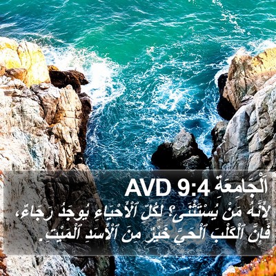 اَلْجَامِعَةِ 9:4 AVD Bible Verse Image