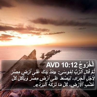 اَلْخُرُوجُ 10:12 AVD Bible Verse Image