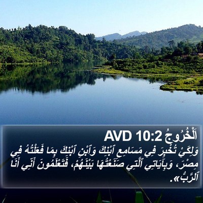 اَلْخُرُوجُ 10:2 AVD Bible Verse Image