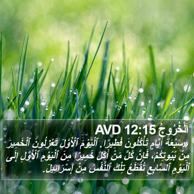 اَلْخُرُوجُ 12:15 AVD Bible Verse Image