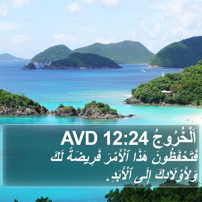 اَلْخُرُوجُ 12:24 AVD Bible Verse Image