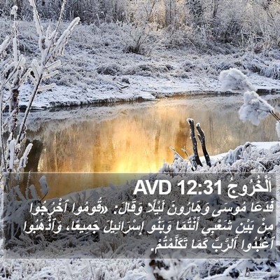 اَلْخُرُوجُ 12:31 AVD Bible Verse Image