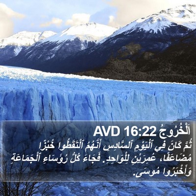 اَلْخُرُوجُ 16:22 AVD Bible Verse Image