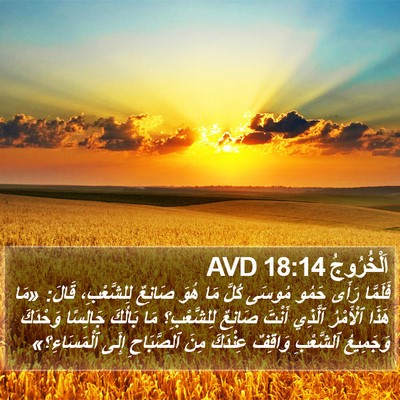 اَلْخُرُوجُ 18:14 AVD Bible Verse Image