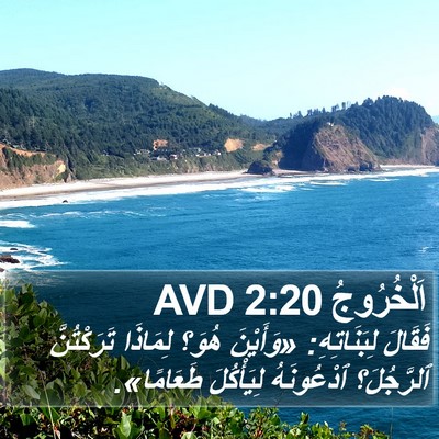اَلْخُرُوجُ 2:20 AVD Bible Verse Image