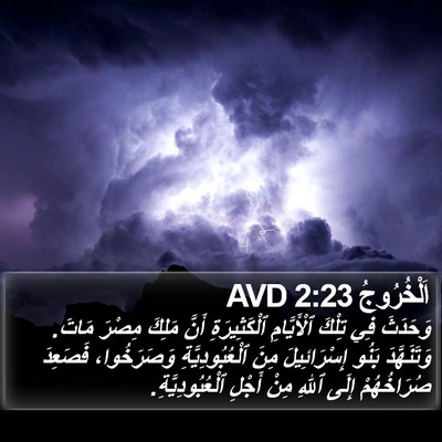 اَلْخُرُوجُ 2:23 AVD Bible Verse Image