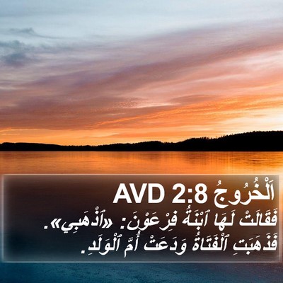 اَلْخُرُوجُ 2:8 AVD Bible Verse Image