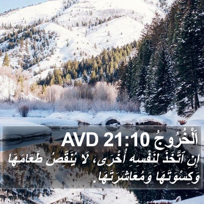 اَلْخُرُوجُ 21:10 AVD Bible Verse Image