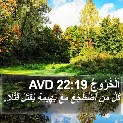 اَلْخُرُوجُ 22:19 AVD Bible Verse Image