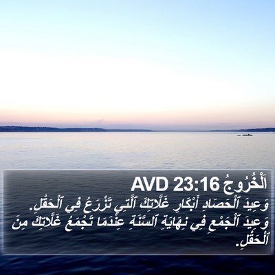 اَلْخُرُوجُ 23:16 AVD Bible Verse Image