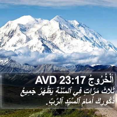اَلْخُرُوجُ 23:17 AVD Bible Verse Image