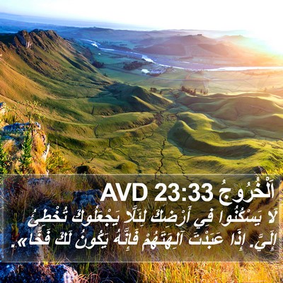 اَلْخُرُوجُ 23:33 AVD Bible Verse Image