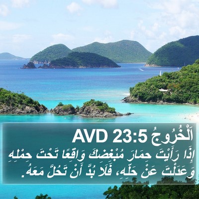 اَلْخُرُوجُ 23:5 AVD Bible Verse Image