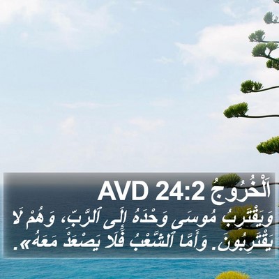اَلْخُرُوجُ 24:2 AVD Bible Verse Image