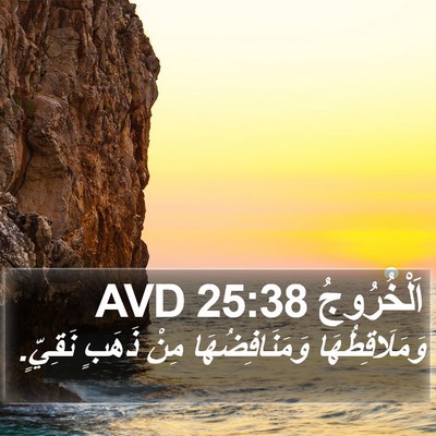 اَلْخُرُوجُ 25:38 AVD Bible Verse Image