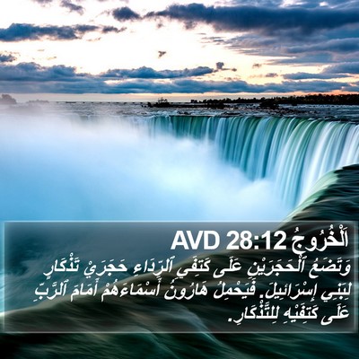 اَلْخُرُوجُ 28:12 AVD Bible Verse Image