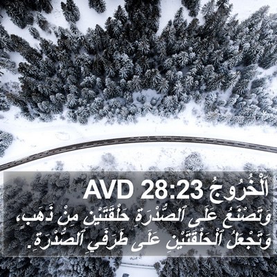 اَلْخُرُوجُ 28:23 AVD Bible Verse Image