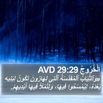 اَلْخُرُوجُ 29:29 AVD Bible Verse Image