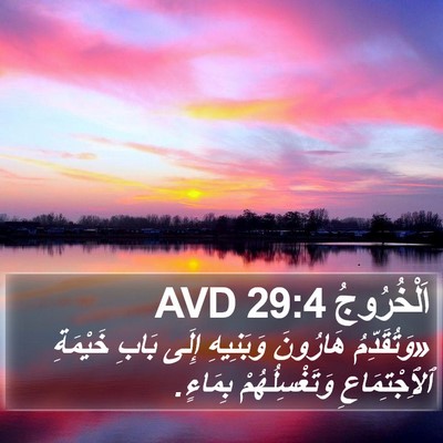 اَلْخُرُوجُ 29:4 AVD Bible Verse Image