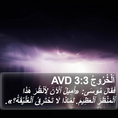 اَلْخُرُوجُ 3:3 AVD Bible Verse Image