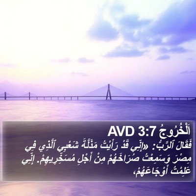 اَلْخُرُوجُ 3:7 AVD Bible Verse Image