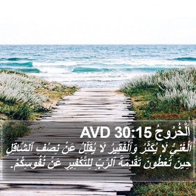 اَلْخُرُوجُ 30:15 AVD Bible Verse Image