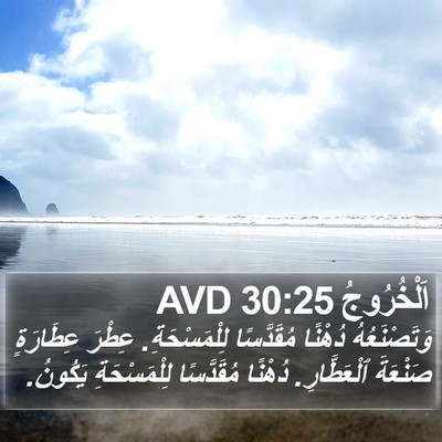 اَلْخُرُوجُ 30:25 AVD Bible Verse Image