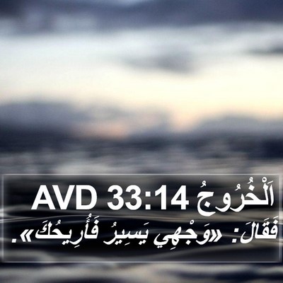 اَلْخُرُوجُ 33:14 AVD Bible Verse Image