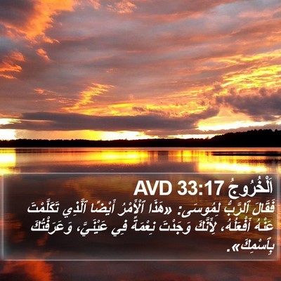 اَلْخُرُوجُ 33:17 AVD Bible Verse Image