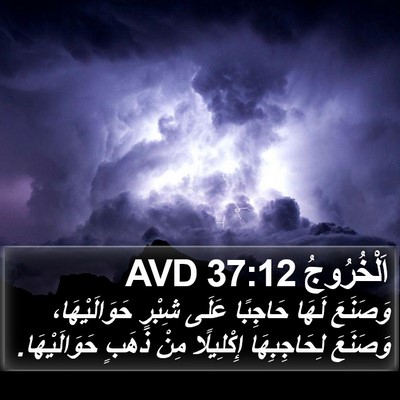 اَلْخُرُوجُ 37:12 AVD Bible Verse Image