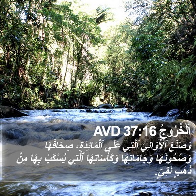 اَلْخُرُوجُ 37:16 AVD Bible Verse Image