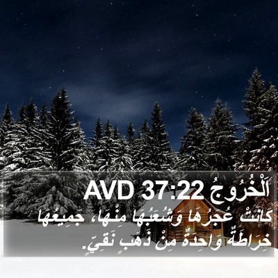 اَلْخُرُوجُ 37:22 AVD Bible Verse Image