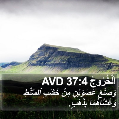اَلْخُرُوجُ 37:4 AVD Bible Verse Image