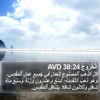 اَلْخُرُوجُ 38:24 AVD Bible Verse Image