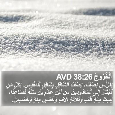اَلْخُرُوجُ 38:26 AVD Bible Verse Image