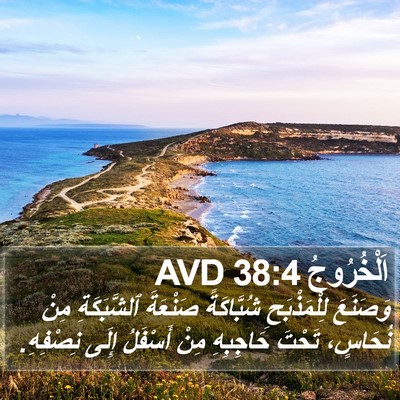 اَلْخُرُوجُ 38:4 AVD Bible Verse Image