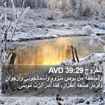 اَلْخُرُوجُ 39:29 AVD Bible Verse Image