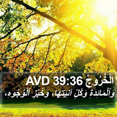 اَلْخُرُوجُ 39:36 AVD Bible Verse Image