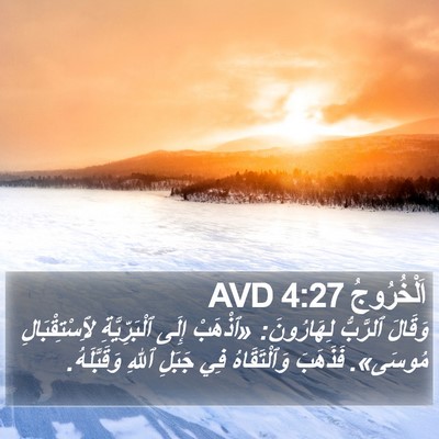 اَلْخُرُوجُ 4:27 AVD Bible Verse Image