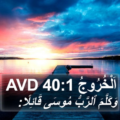 اَلْخُرُوجُ 40:1 AVD Bible Verse Image