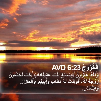 اَلْخُرُوجُ 6:23 AVD Bible Verse Image