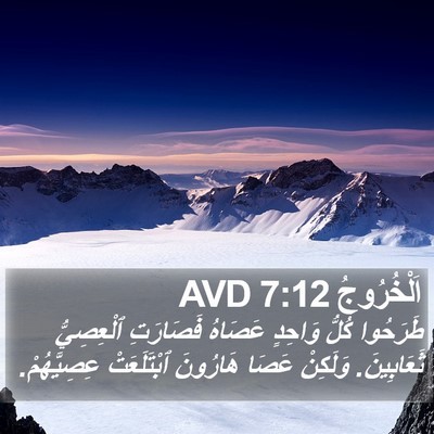 اَلْخُرُوجُ 7:12 AVD Bible Verse Image