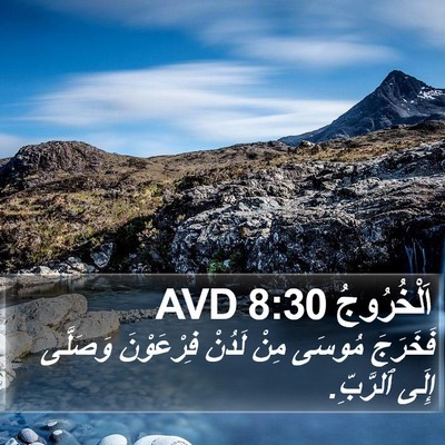 اَلْخُرُوجُ 8:30 AVD Bible Verse Image